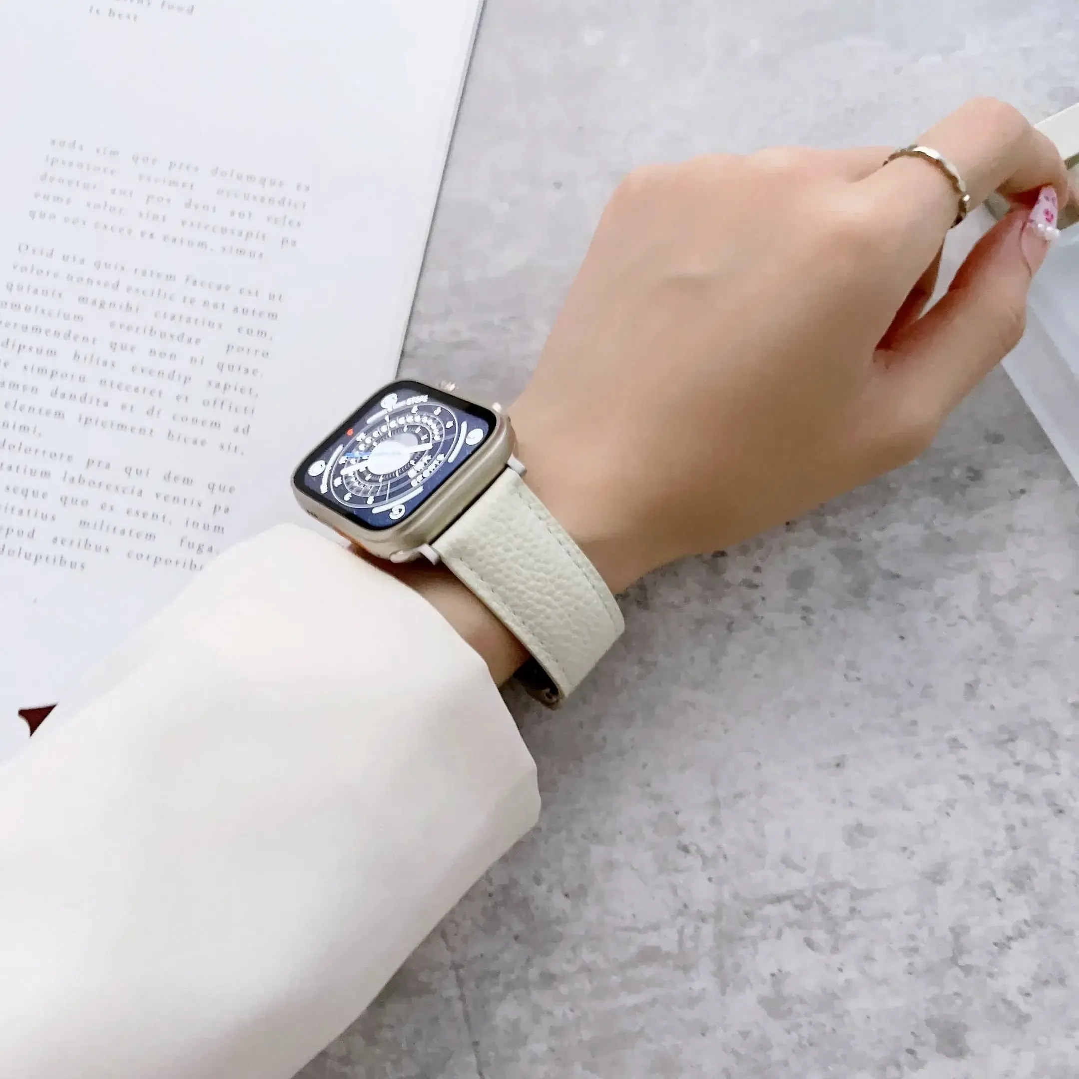 Apple Watch Leather Band - Premium Stylish Strap with Buckle sold by Zulily product image thumbnail 4