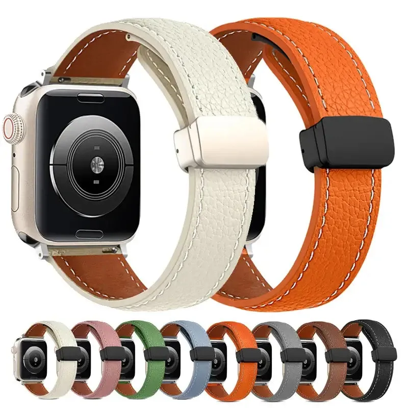 Apple Watch Leather Band - Premium Stylish Strap with Buckle sold by Zulily