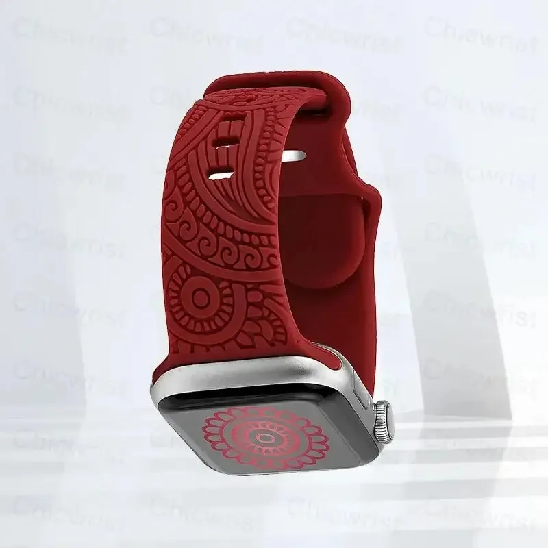 Apple Watch Silicone Strap - Stylish, Engraved Design sold by Zulily product image thumbnail 5