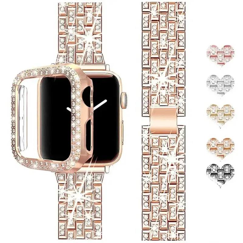 Apple Watch Bedazzled Stainless Steel Strap - Elegant Design made by Zulily