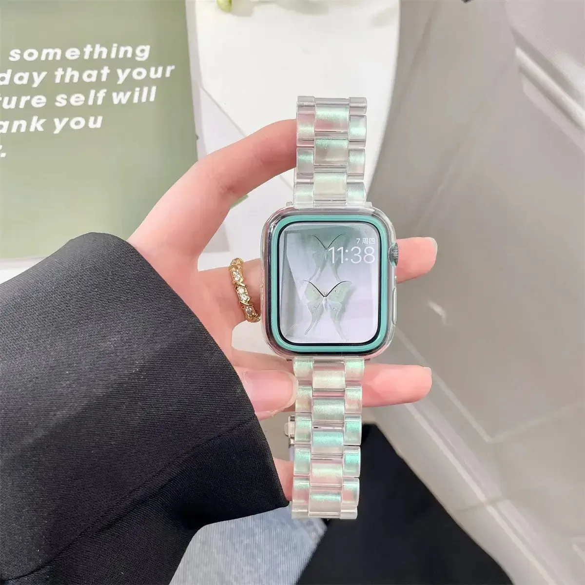 Apple Watch Resin Strap - Stylish, Durable Design sold by Zulily product image thumbnail 3