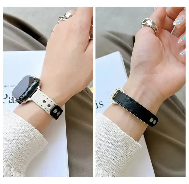 Apple Watch Leather Band - Elegant Durable Strap Options sold by Zulily product image thumbnail 3