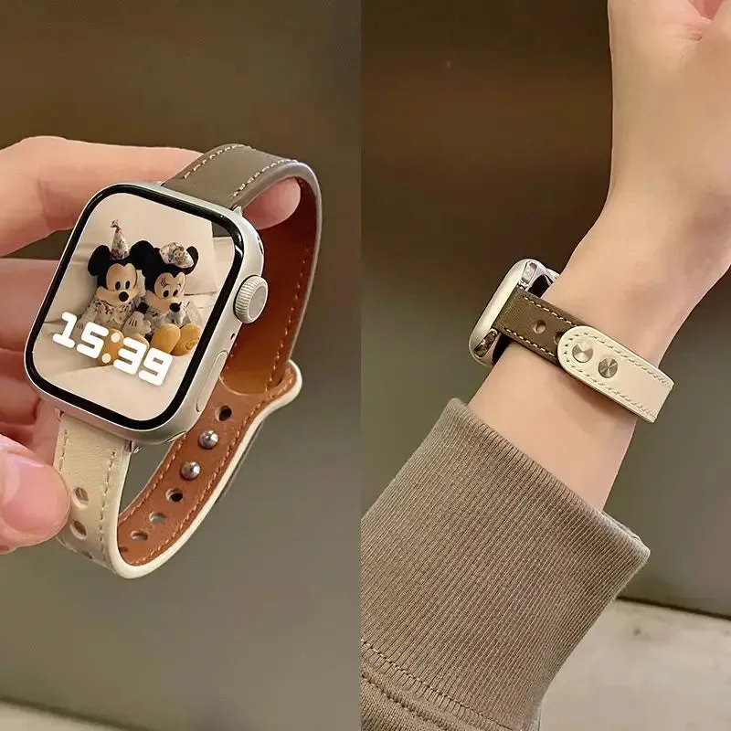 Apple Watch Leather Band - Elegant Durable Strap Options sold by Zulily product image thumbnail 4