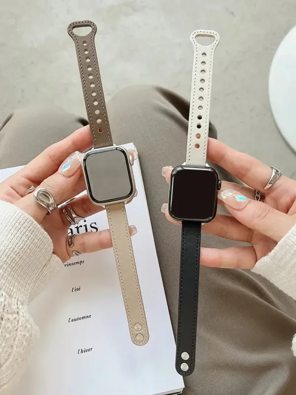 Apple Watch Leather Band - Elegant Durable Strap Options made by Zulily