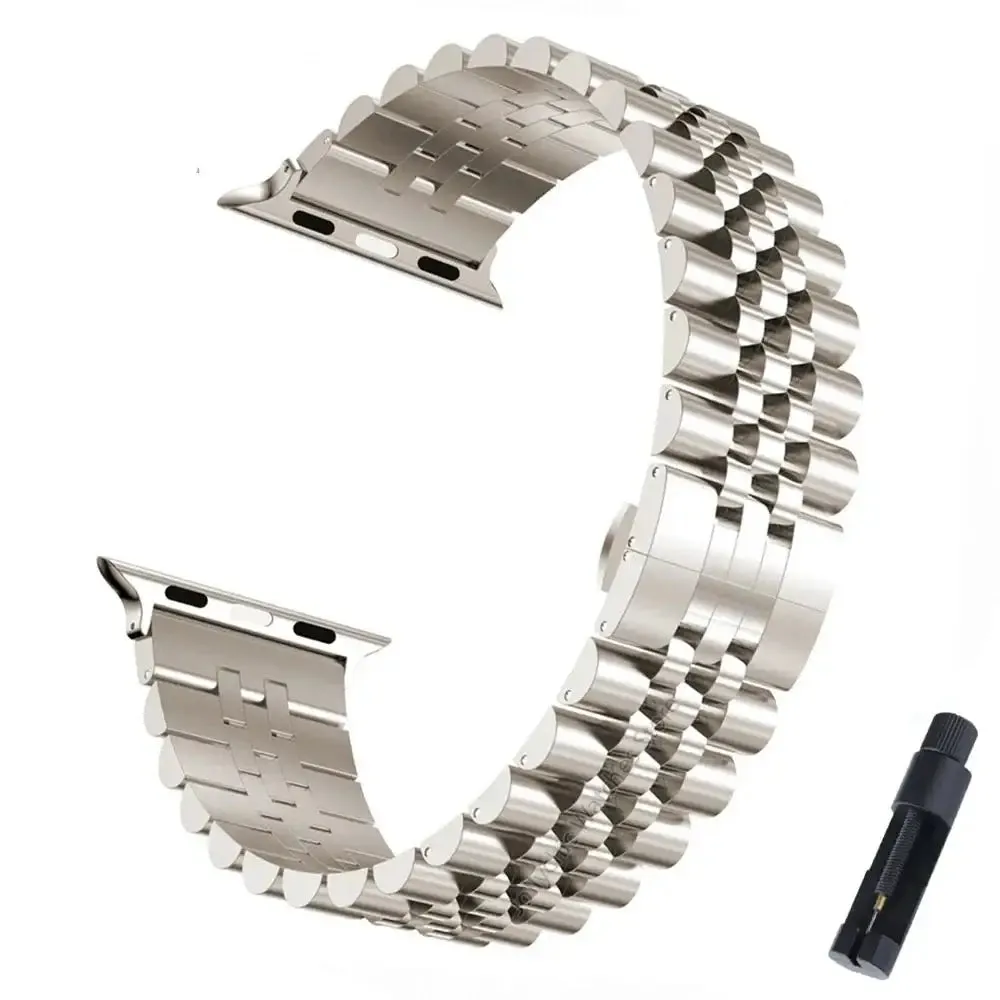 Apple Watch Stainless Steel Strap - Elegant Durable Design sold by Zulily product image thumbnail 4