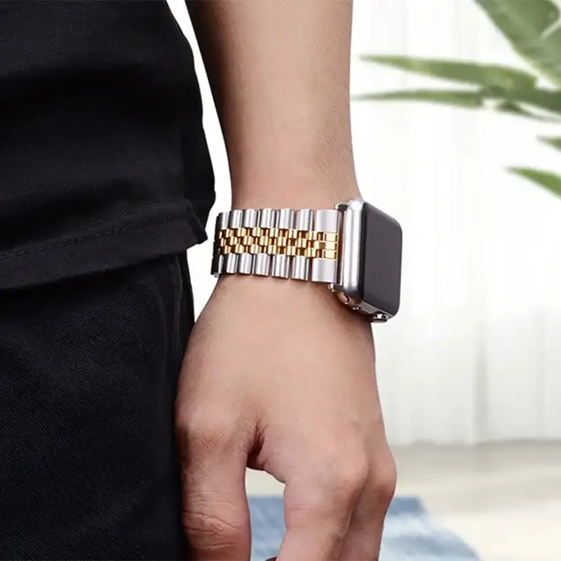 Apple Watch Stainless Steel Strap - Elegant Durable Design sold by Zulily product image thumbnail 2