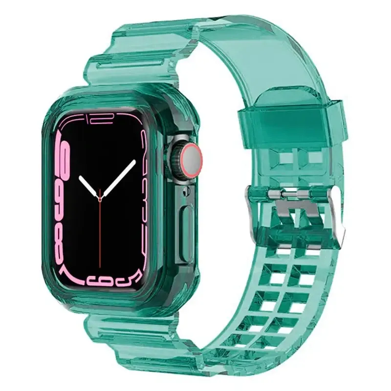 Apple Watch Clear Silicone Band - Durable Comfortable Strap sold by Zulily product image thumbnail 4