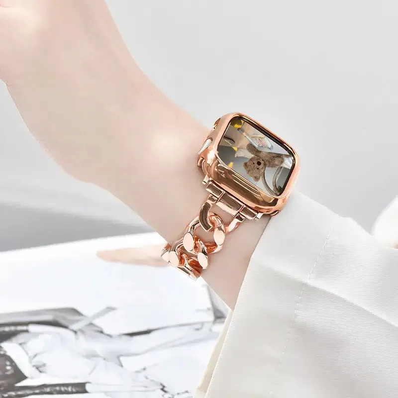 Apple Watch Metal Chain Strap - Premium Stylish Design sold by Zulily product image thumbnail 4