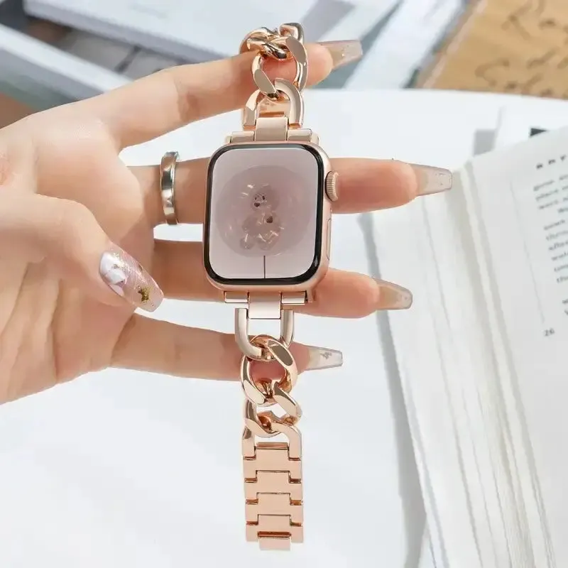 Apple Watch Metal Chain Strap - Premium Stylish Design sold by Zulily product image thumbnail 5