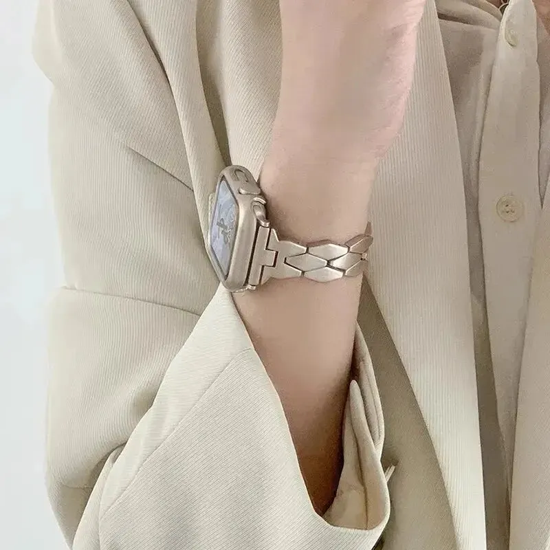 Apple Watch Stainless Steel Band - Sleek Luxury Strap sold by Zulily product image thumbnail 4