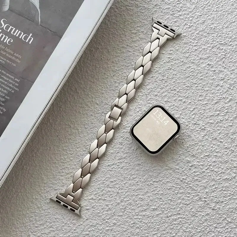 Apple Watch Stainless Steel Band - Sleek Luxury Strap sold by Zulily product image thumbnail 5