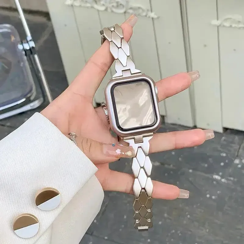 Apple Watch Stainless Steel Band - Sleek Luxury Strap sold by Zulily product image thumbnail 2