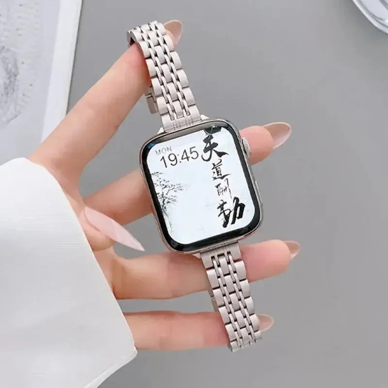 Apple Watch Stainless Steel Band - Sleek Durable Style sold by Zulily product image thumbnail 4