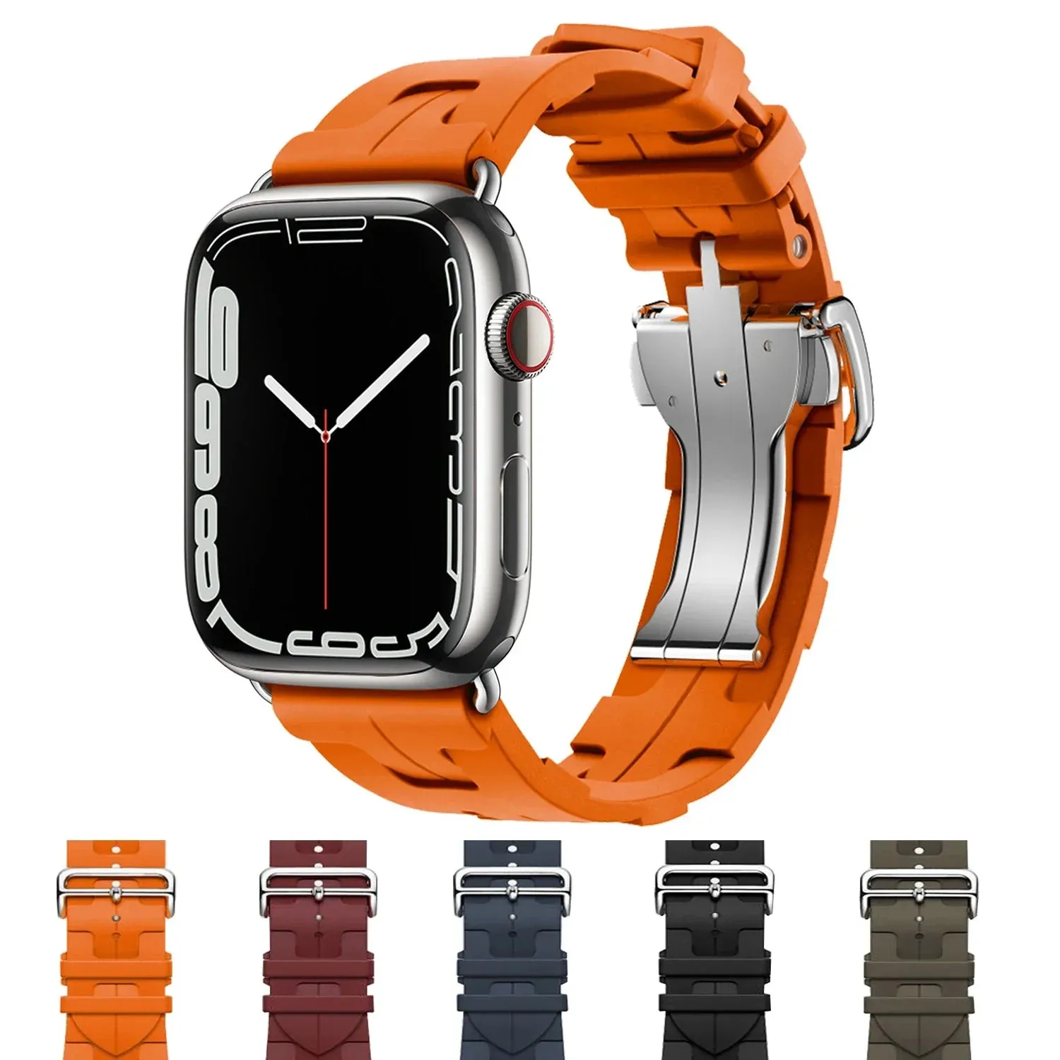 Apple Watch Silicone Band - Soft Flexible Waterproof Strap sold by Zulily product image thumbnail 2
