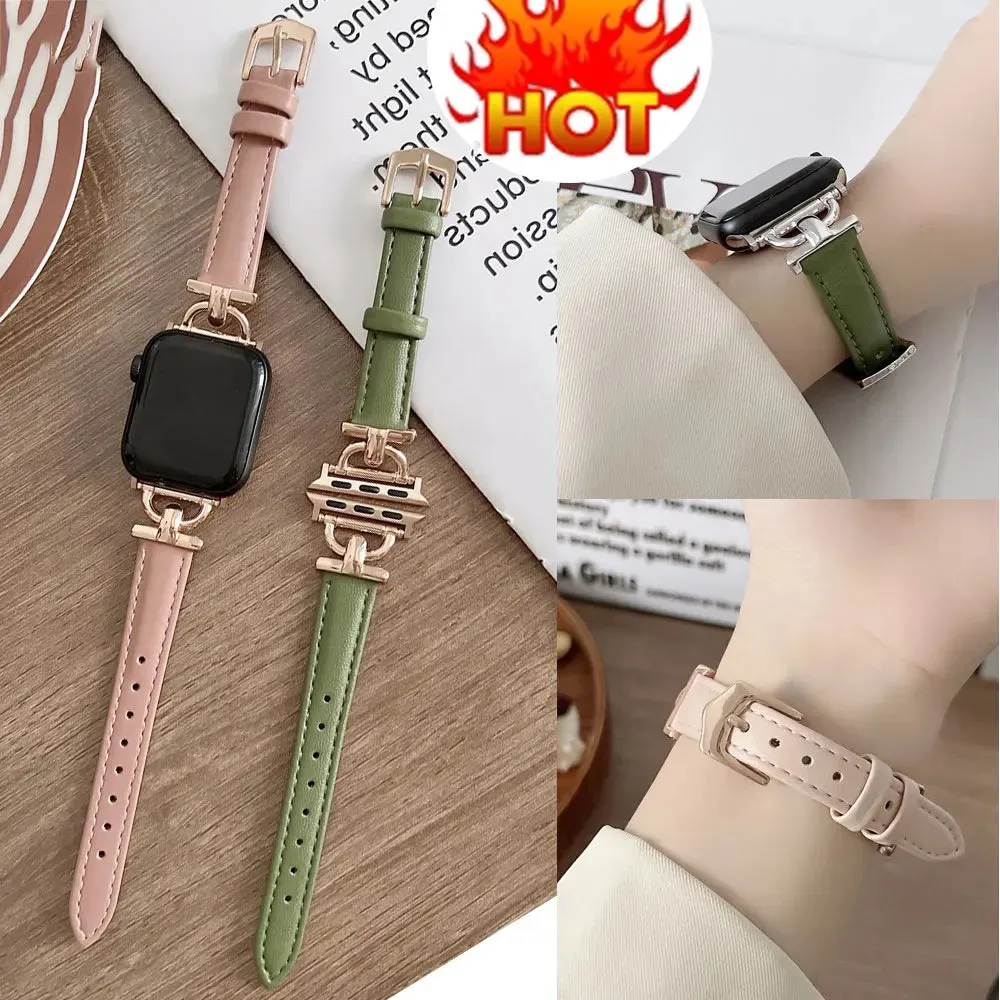 Apple Watch Genuine Leather Strap - Classic Durable Design sold by Zulily product image thumbnail 2