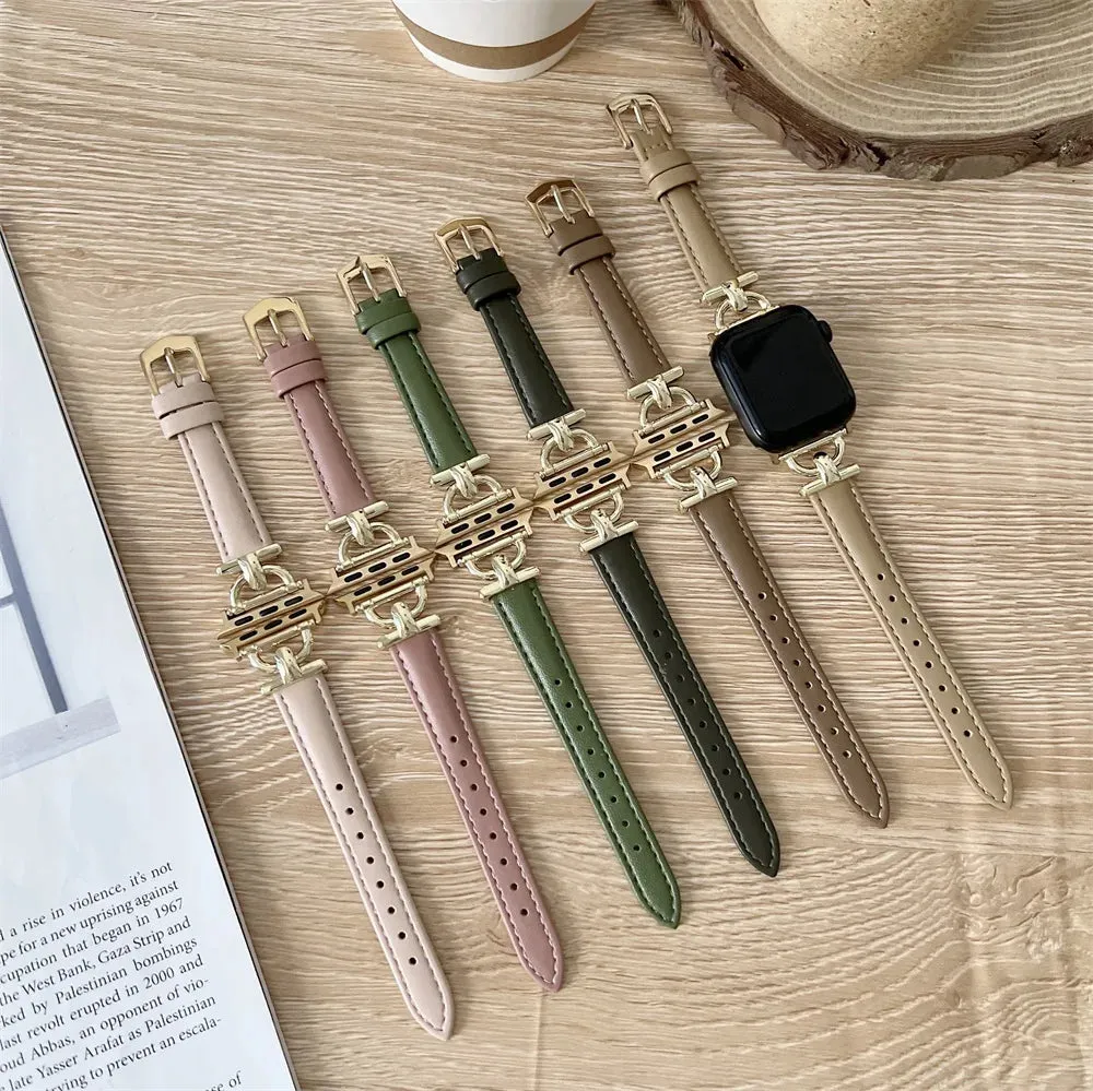 Apple Watch Genuine Leather Strap - Classic Durable Design sold by Zulily product image thumbnail 3