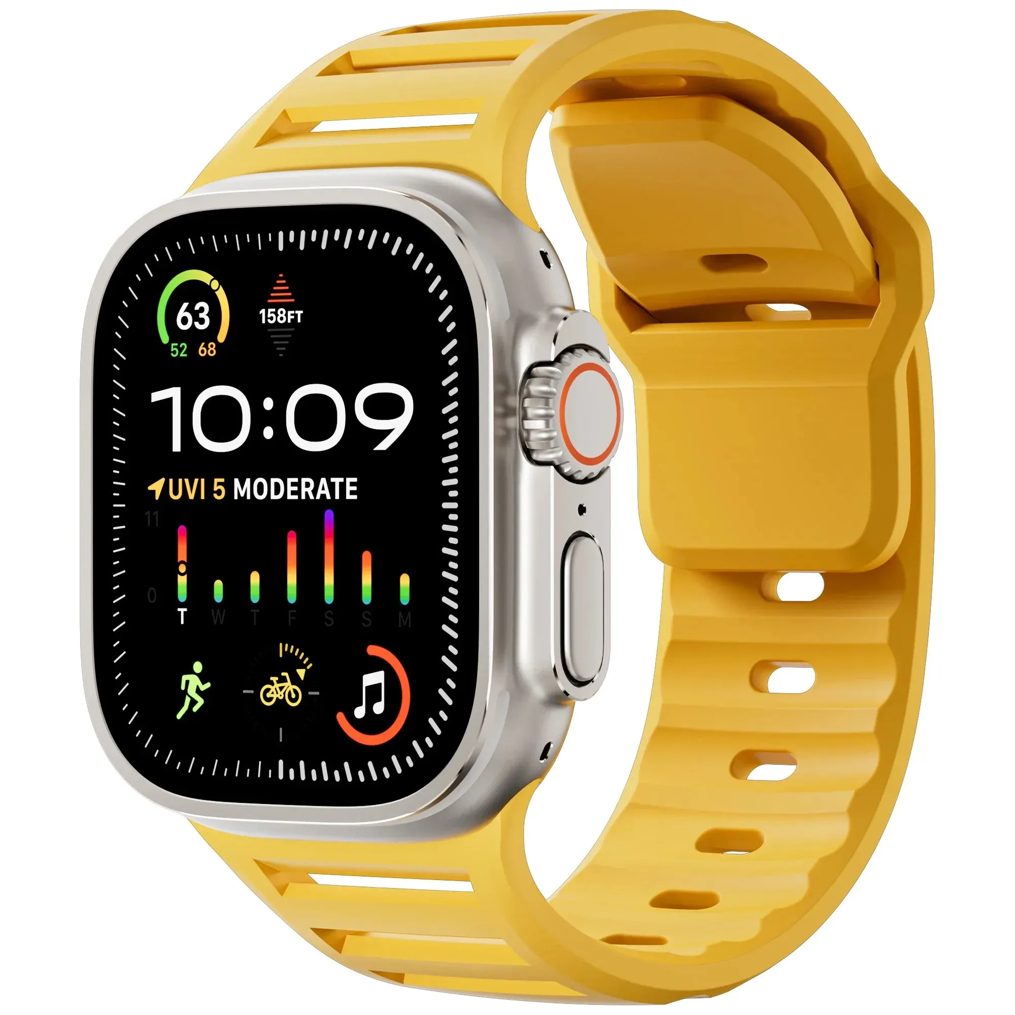 Apple Watch Sport Silicone Strap - Flexible, Waterproof Band sold by Zulily product image thumbnail 4