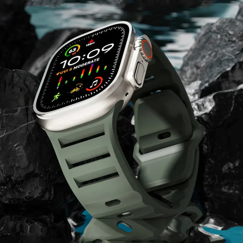 Apple Watch Sport Silicone Strap - Flexible, Waterproof Band made by Zulily