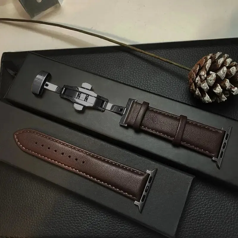 Apple Watch Genuine Leather Band - Classic Durable Strap sold by Zulily product image thumbnail 5