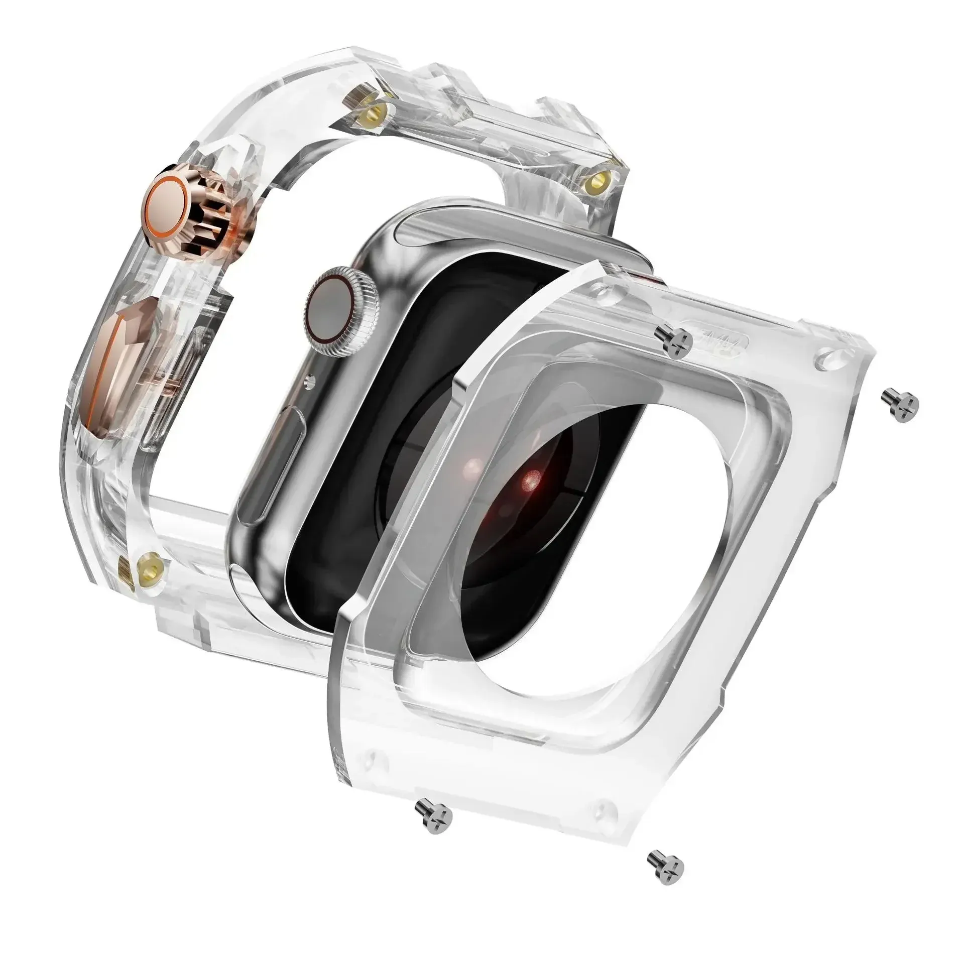 Apple Watch Transparent Rubber Strap and Case Kit - Versatile sold by Zulily product image thumbnail 2