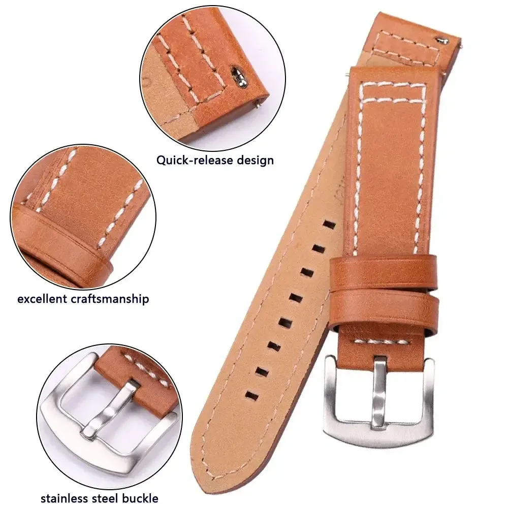 Samsung Galaxy Watch Soft Leather Band - Premium Design sold by Zulily product image thumbnail 3