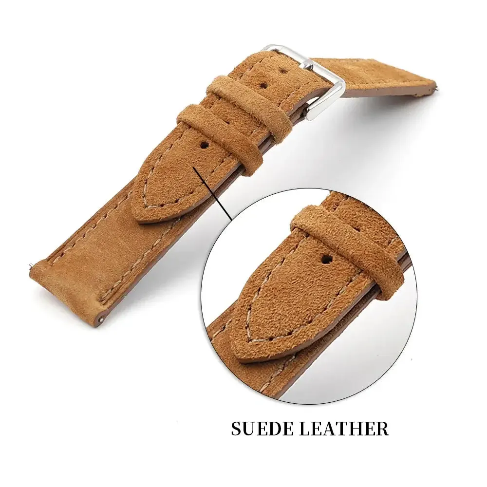 Samsung Galaxy Watch Suede Leather Strap - Stylish Comfort sold by Zulily product image thumbnail 3