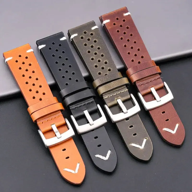 Samsung Galaxy Watch Genuine Breathable Leather Strap sold by Zulily