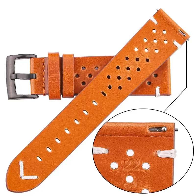 Samsung Galaxy Watch Genuine Breathable Leather Strap sold by Zulily product image thumbnail 2