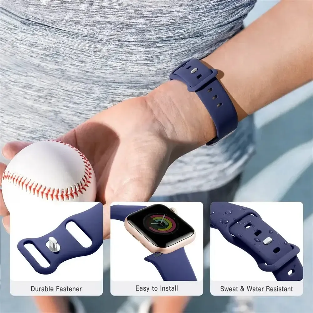 Apple Watch Silicone Band - Soft Waterproof Flexible Strap sold by Zulily product image thumbnail 4