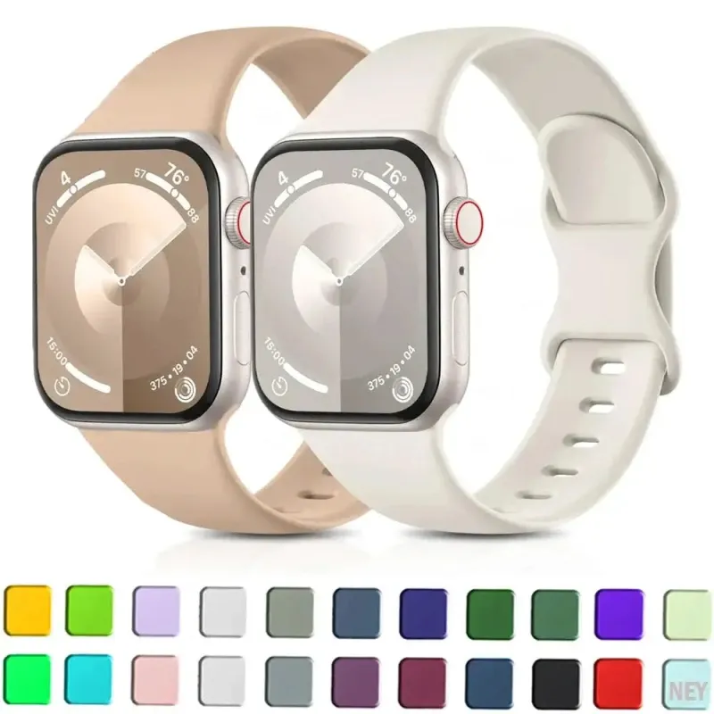 Apple Watch Silicone Band - Soft Waterproof Flexible Strap made by Zulily