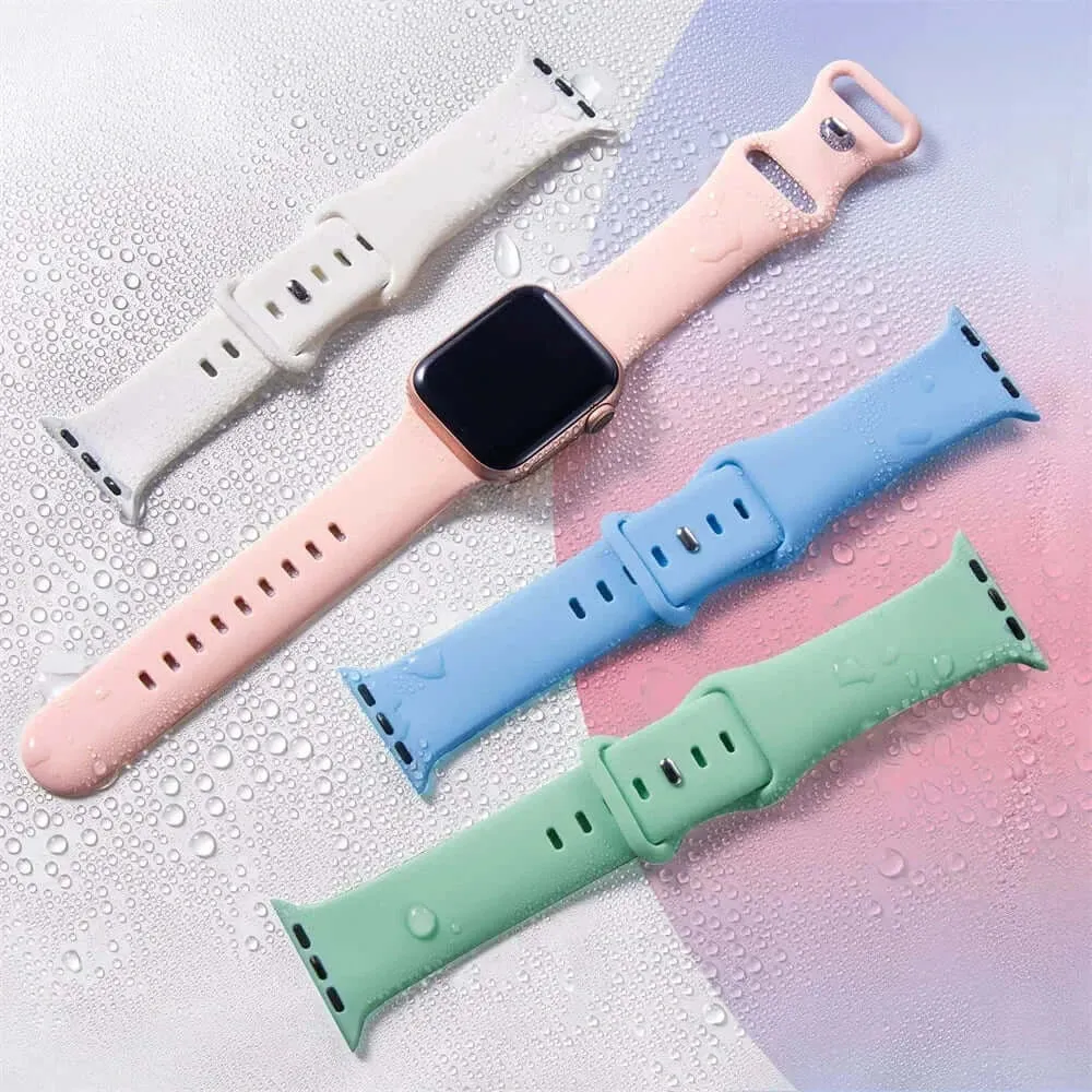 Apple Watch Silicone Band - Soft Waterproof Flexible Strap sold by Zulily product image thumbnail 3
