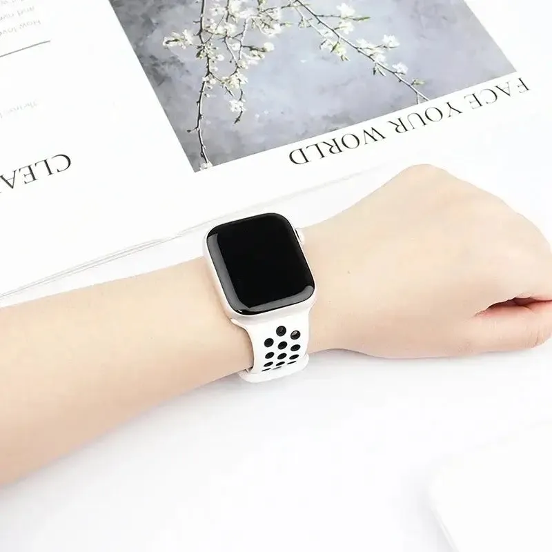 Apple Watch Silicone Band - Soft Breathable Design sold by Zulily product image thumbnail 4