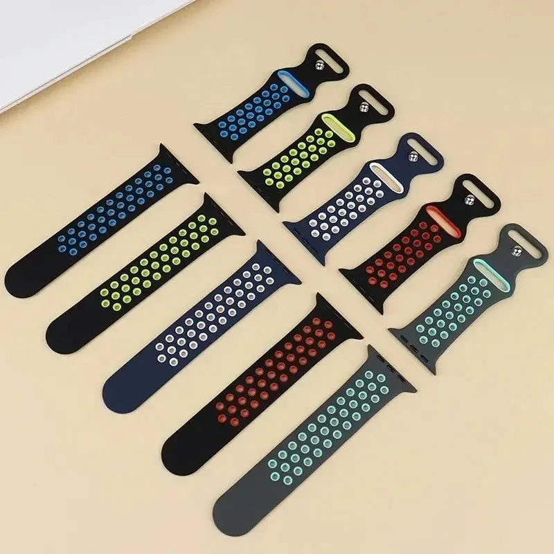 Apple Watch Silicone Band - Soft Breathable Design sold by Zulily product image thumbnail 2