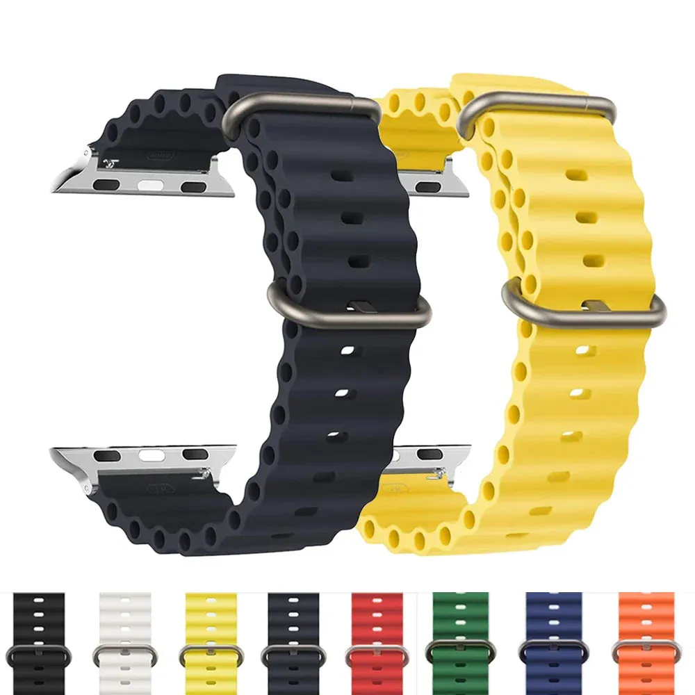 Apple Watch Silicone Strap - Soft Waterproof and Breathable sold by Zulily