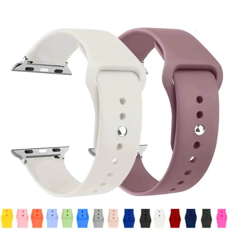 Apple Watch Silicone Strap - Comfortable Waterproof Band made by Zulily