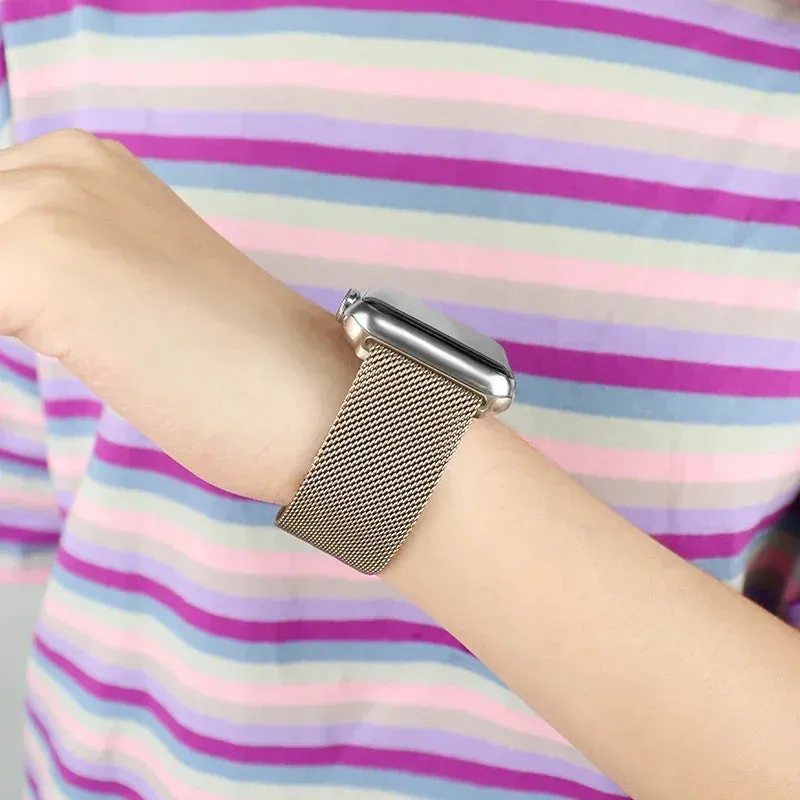 Apple Watch Milanese Loop Band - Premium Stainless Steel, Sleek sold by Zulily product image thumbnail 3
