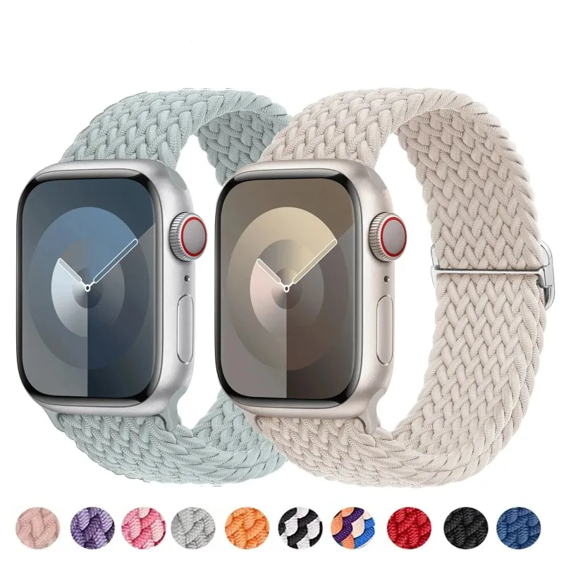 Apple Watch Braided Strap - Soft Elastic Nylon Band made by Zulily