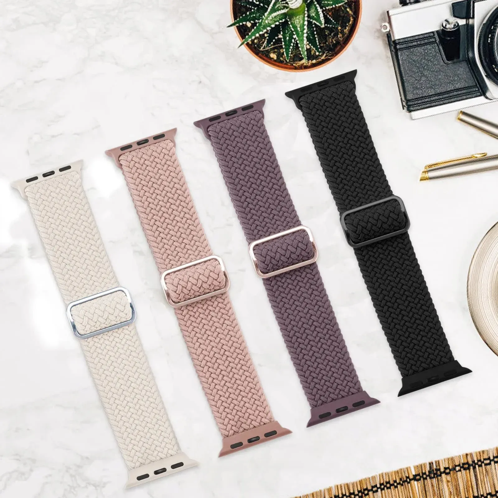 Apple Watch Braided Strap - Soft Elastic Nylon Band sold by Zulily product image thumbnail 5