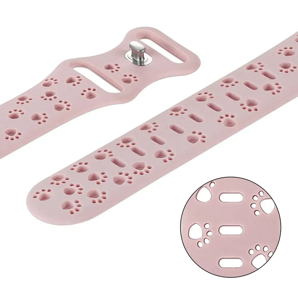 Apple Watch Silicone Strap - Soft Hollow-Out Cat Pattern sold by Zulily product image thumbnail 3