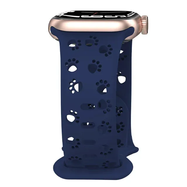 Apple Watch Silicone Strap - Soft Hollow-Out Cat Pattern sold by Zulily product image thumbnail 5