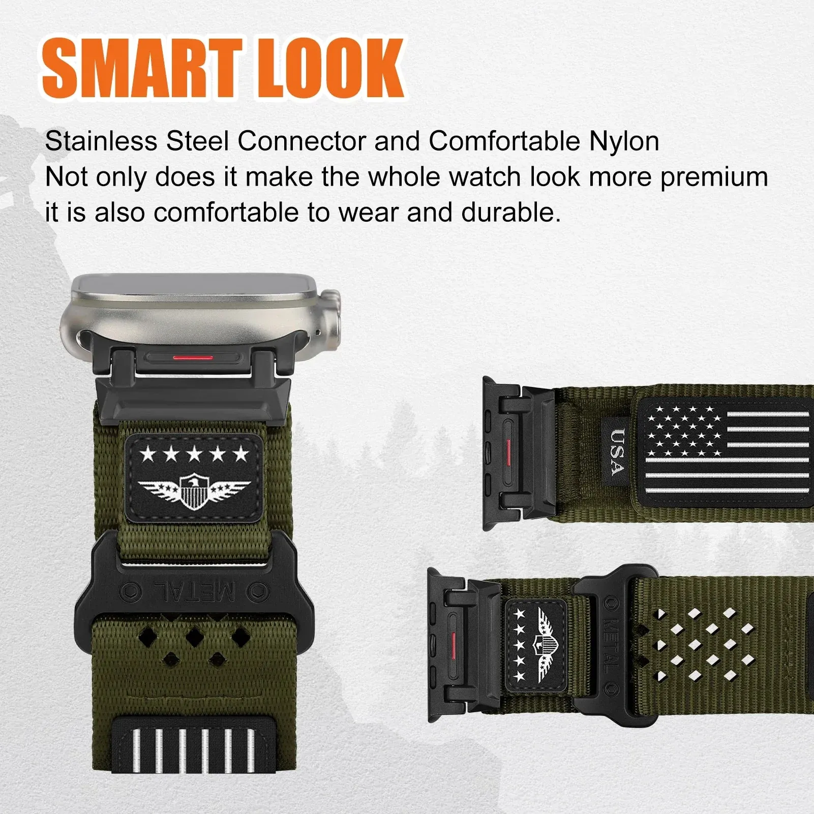 Apple Watch Nylon Band - Sport Loop - Breathable and Durable sold by Zulily product image thumbnail 2