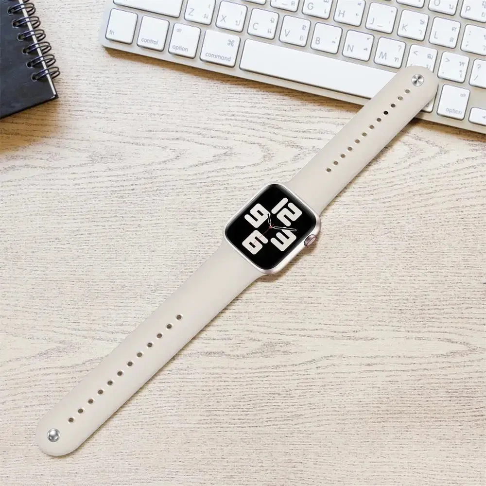 Apple Watch Silicone Strap - Soft Waterproof Comfortable sold by Zulily product image thumbnail 3