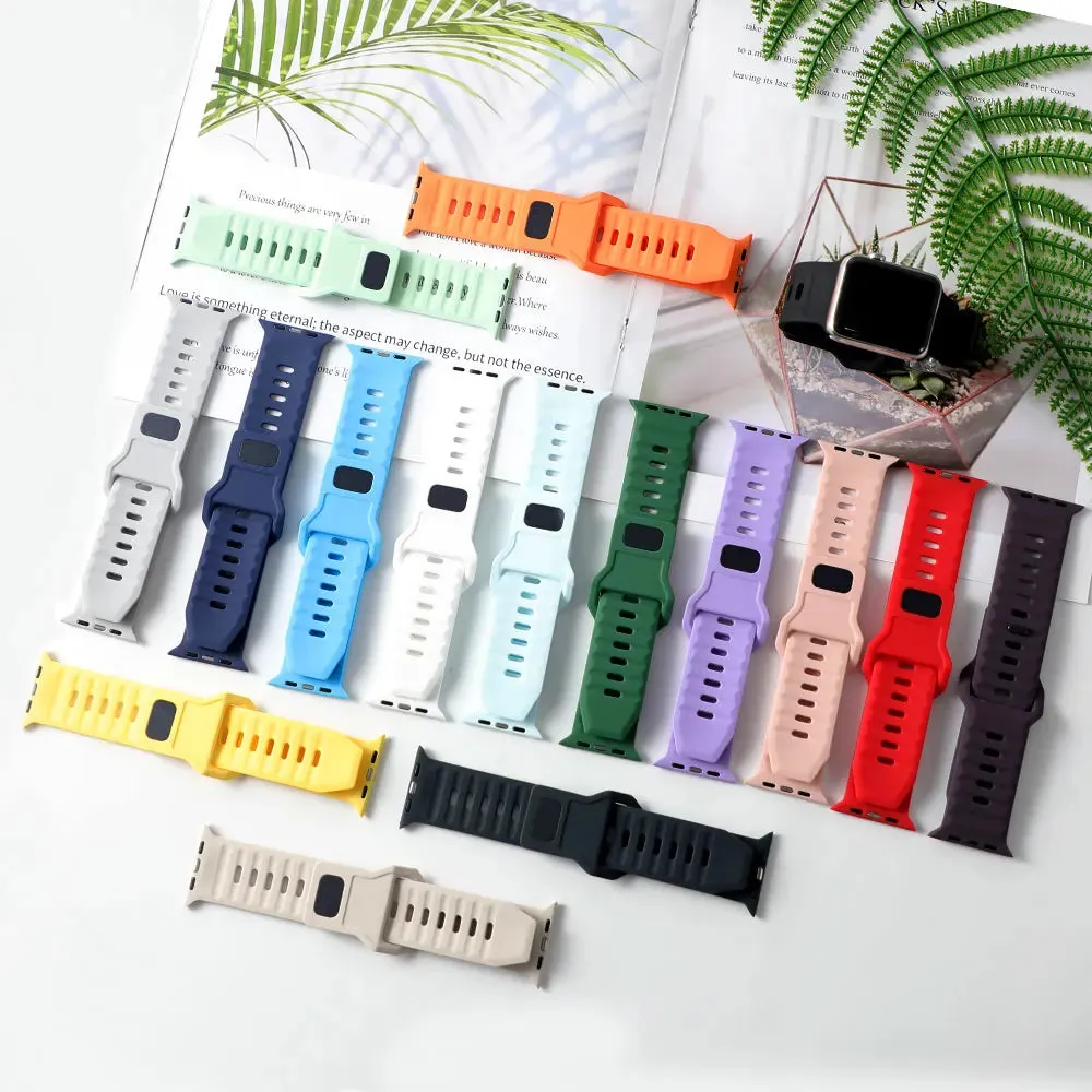 Apple Watch Silicone Strap - Waterproof, Sporty, Flexible sold by Zulily product image thumbnail 3