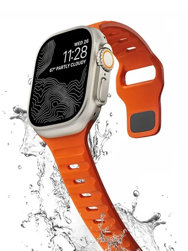 Apple Watch Silicone Strap - Waterproof, Sporty, Flexible made by Zulily