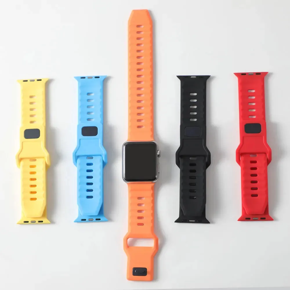 Apple Watch Silicone Strap - Waterproof, Sporty, Flexible sold by Zulily product image thumbnail 2