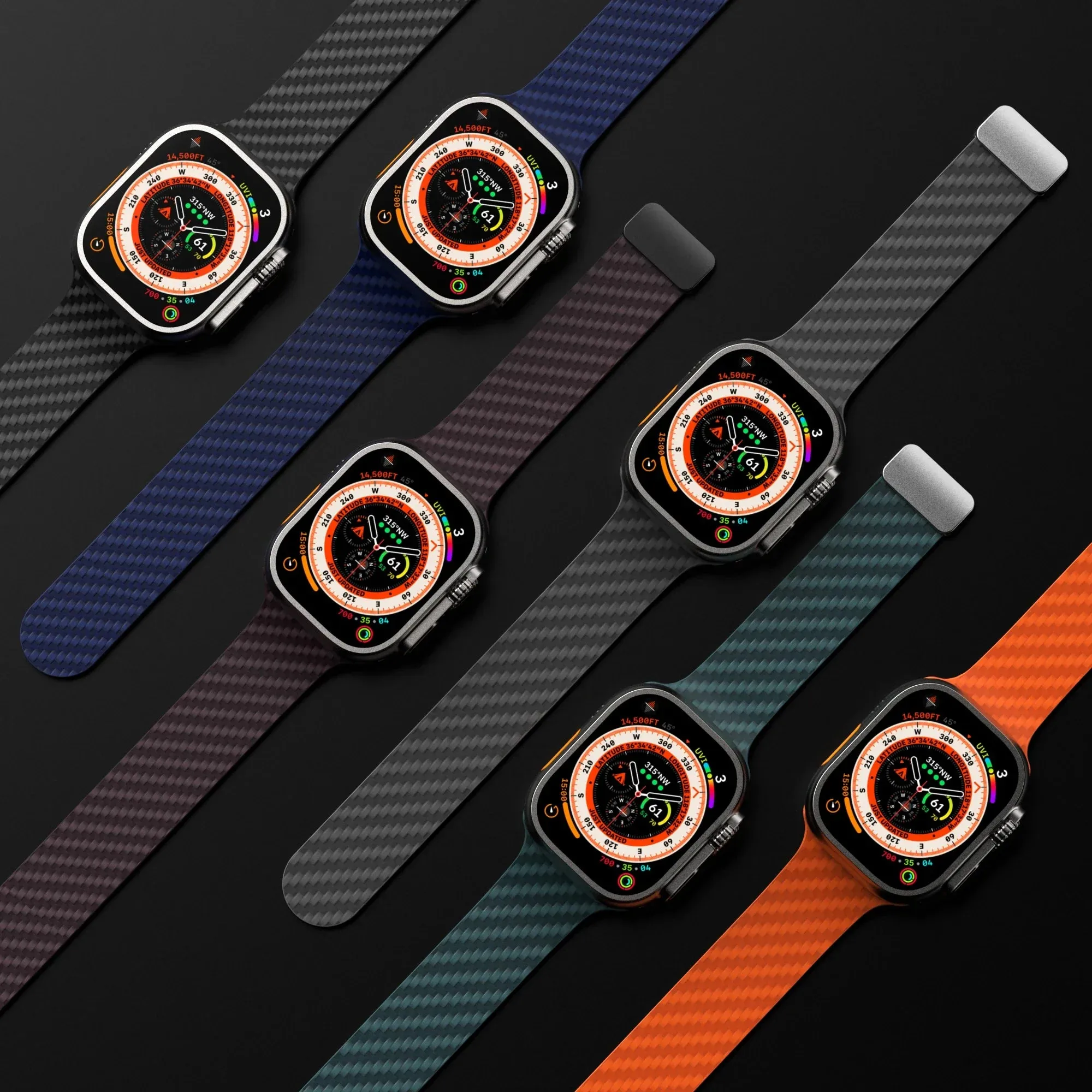 Apple Watch Silicone Strap - Magnetic Buckle, Durable Design sold by Zulily product image thumbnail 5