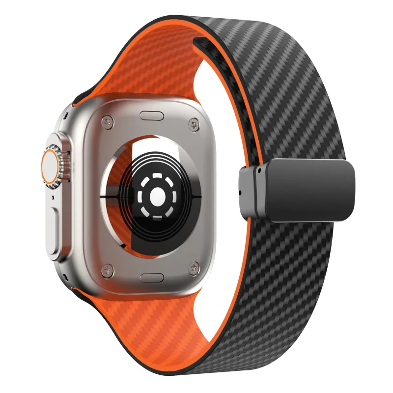 Apple Watch Silicone Strap - Magnetic Buckle, Durable Design made by Zulily