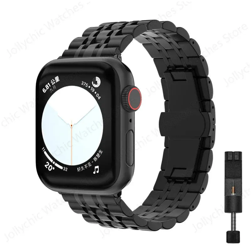 Apple Watch Stainless Steel Band - Elegant, Durable Design sold by Zulily product image thumbnail 5