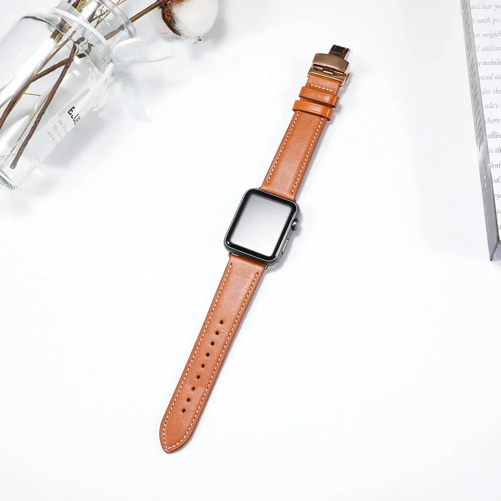 Apple Watch Leather Strap - Classic, Stylish, Comfortable sold by Zulily product image thumbnail 4