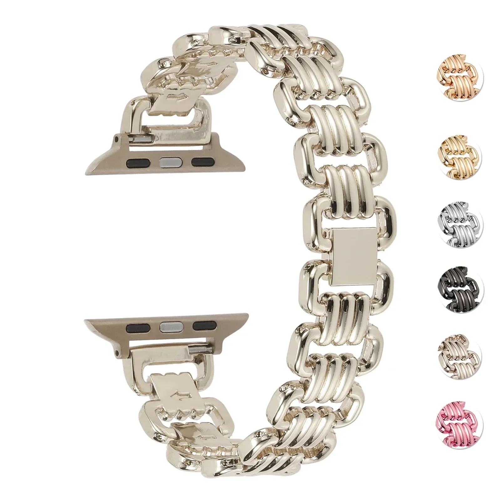 Apple Watch Metal Band - Luxury Chain Strap - Sleek Design sold by Zulily product image thumbnail 2